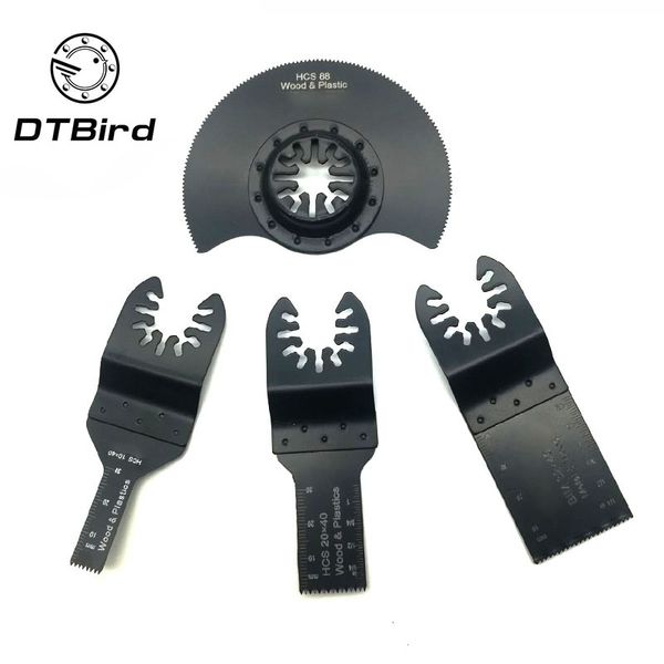 

4pcs/set multi-function saw blade accessories oscillating tool multitool saw blades for renovator power wood cutting tool bits