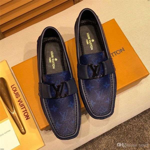 

19fw summer fashion hollow peas shoe men genuine leather british lazy shoes wild breathable casual shoes driving loafers shoes yecq7, Black