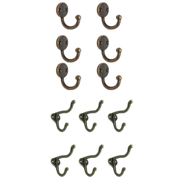 

12шт ткань пальто полотенце вешалки дверь стена кухня спальня ванна крючки 2 размера