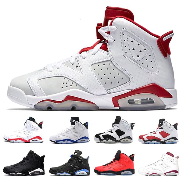 

drop shippig 6 6s toro red basketball shoes men black cat infrared alternate hare carmine sports blue olympic oreo men sneaker trainer shoe