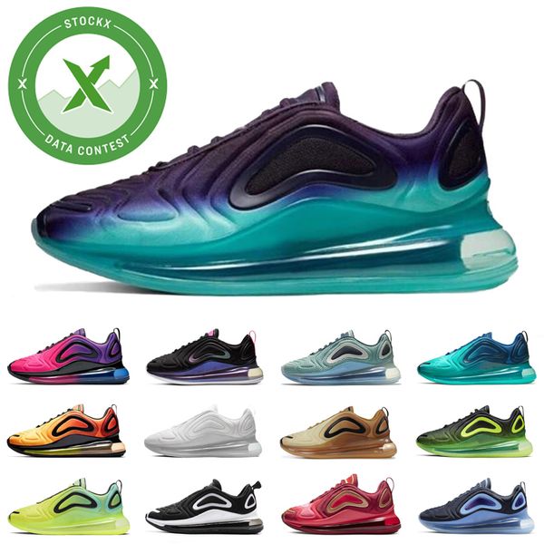 

brand mens women 720 shoes be true 72c obsidian volt triple white black metallic platinum laser pink for men air cushion zapatos chaussures