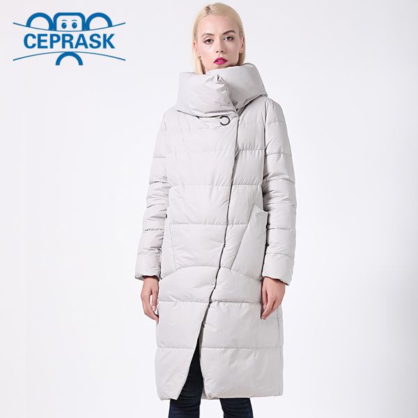 

2019 новые зимние куртки женщин пальто ветрозащитный высокий воротник женская куртка женская длинная куртка съемный с капюшоном плюс размер, Tan;black