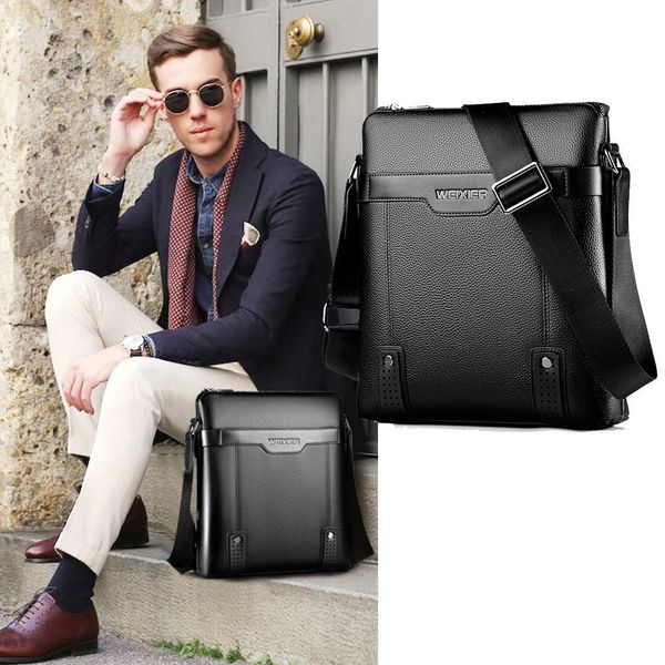 

banabanma men casual business pu messenger shoulder bags