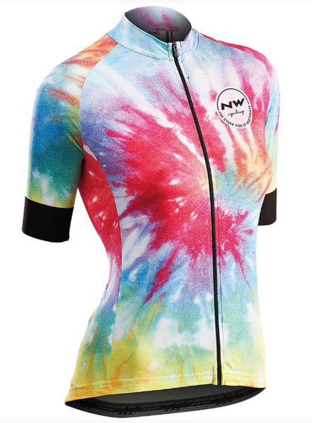 

northwave 2019 новый pro лета женщин джерси с коротким рукавом велосипед одежда uniform открытый горной дороге езда велоспорт рубашки одежда, Black