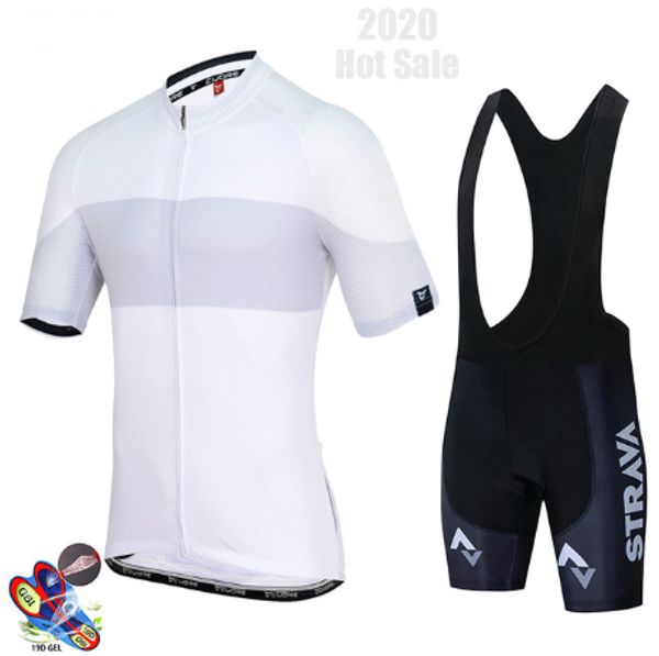 

2020 pro team strava cycling jersey 9d bib set bike clothing ropa ciclism bicycle wear clothes mens short maillot culotte, Black;blue