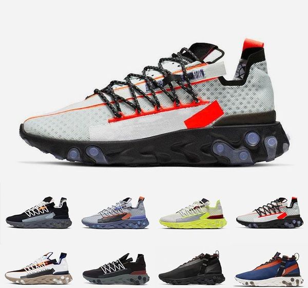 

black anthracite react lw wr mid ispa men women running shoes ghost aqua wolf grey platinum volt summit white mens trainer sports sneakers