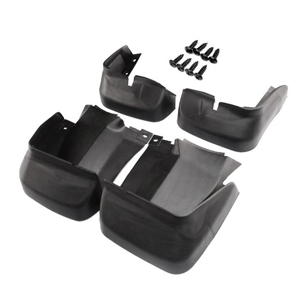 

4pcs black splash guards mud flaps fender for honda civic sedan 2006-2011