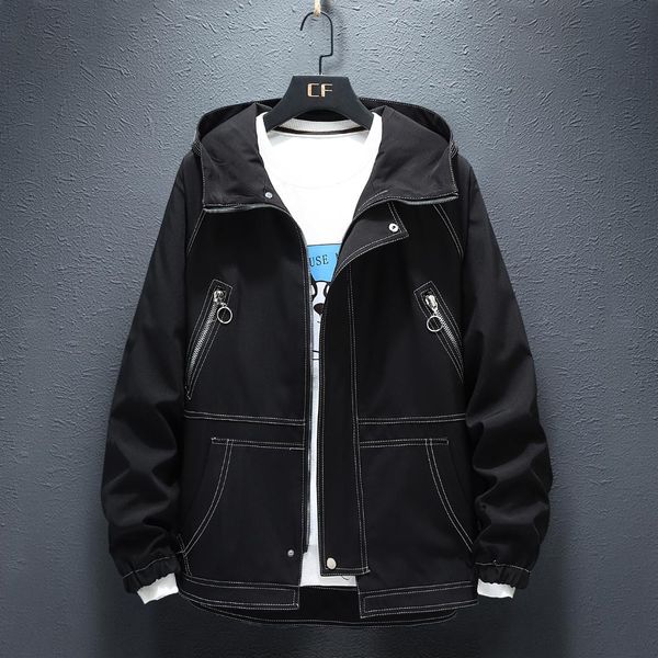 

плюс 9xl 8xl 7xl 6xl черный бомбардировщик куртка мужская мода хип-хоп уличная бейсбольная куртка мужчины пальто пальто свободно, Black;brown