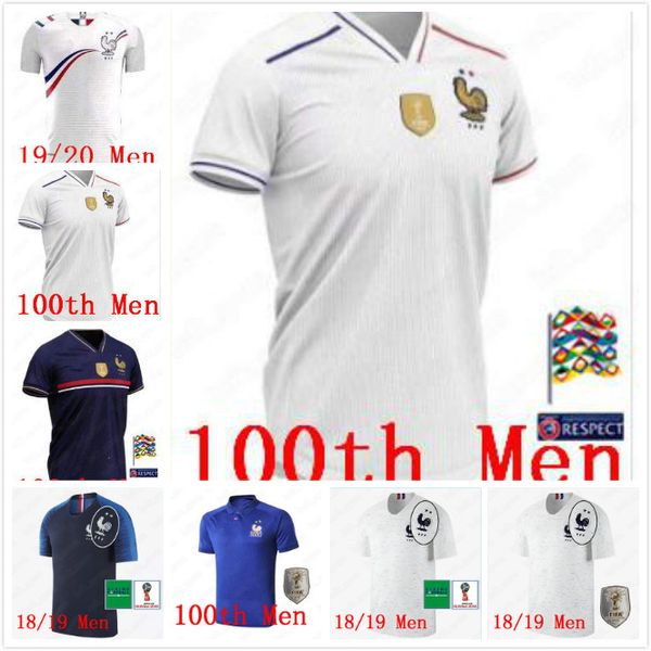 

2 stars fff 19 20 griezmann mbappe pogba soccer jerseys 2018 world cup shirts dembele martial kante football jerseys giroud maillot de foot, Black;yellow