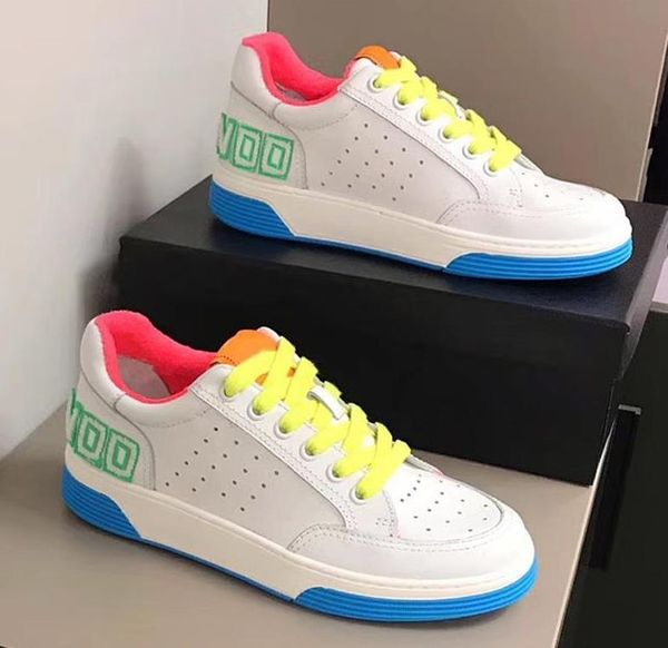 

2020 luxury designer style woman classic genuine leather arena brand flats sneakers women classic genuine leather arena brand flats sneakers, Black