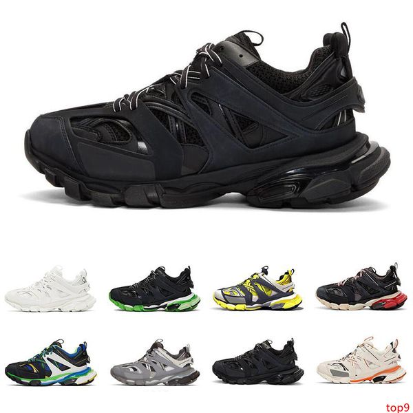 

luxury designer casual shoes triple s track 3.0 brand grey orange yellow men women casual shoes platform sports sneakers mens trainers