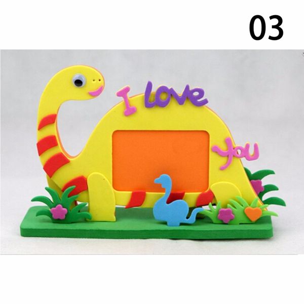 

kids diy kits educational toys for children bee owl giraffe dinosaur elephant cow turtle eva p foam frame