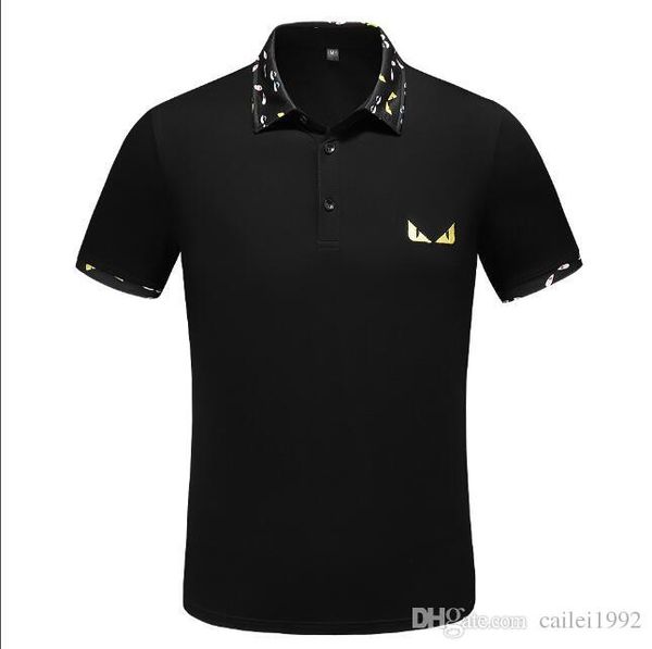 

черный v-образным вырезом tee 2019 новая мода грудь вышивка волк мужчины футболка с коротким рукавом повседневная футболка хипстер фрактальн, White;black