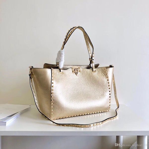 

new fashion handbag shoulder bag golden rivet dating date black valentine's day bag small size black gold silver champagne