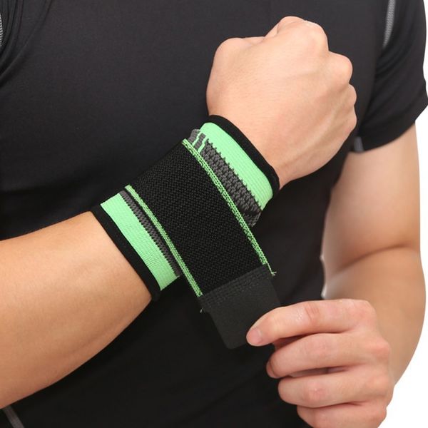 

1 pair/2pcs wrist support nylon spandex latex forearm wrap belt hand strap protector gym fitness weight lifting sportswear h6, Black;red