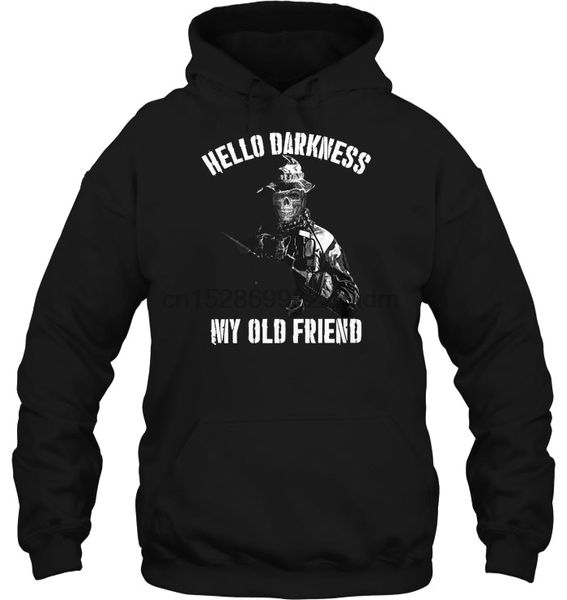 

мужчины толстовка hello my old friend veteran front version женщины streetwear, Black