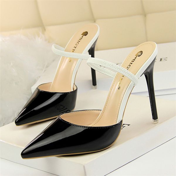 черные туфли на каблуках туфли женские сексуальные туфли женские марки лакированная кожа высокие каблуки женские туфли на шпильке итальянские женские дизайнерские фетиш высокие каблуки