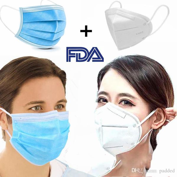 

in stock kn95 disposable face masks 3 layers mouth masks facial protective dustproof n95 masks anti dust breathing face mask dhl