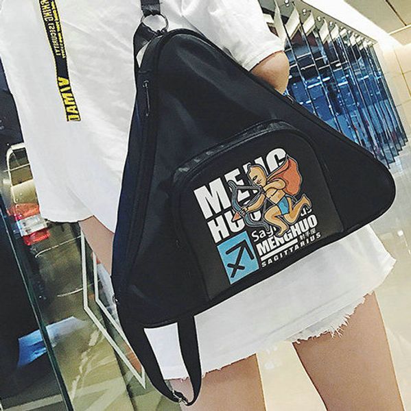 

sagittarius backpack sagittaus shoot day pack constellation school bag 3d shape packsack triangle rucksack sport schoolbag outdoor daypack