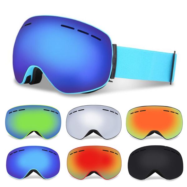 

yfxcreate magnetic ski goggles double layers uv400 anti-fog big ski mask glasses skiing men women snow snowboard goggles