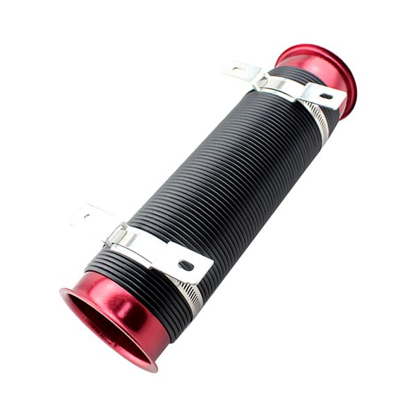 

air duct hose, adjustable 76mm universal car cold air turbo intake inlet pipe flexible duct tube hose pipe induction kit