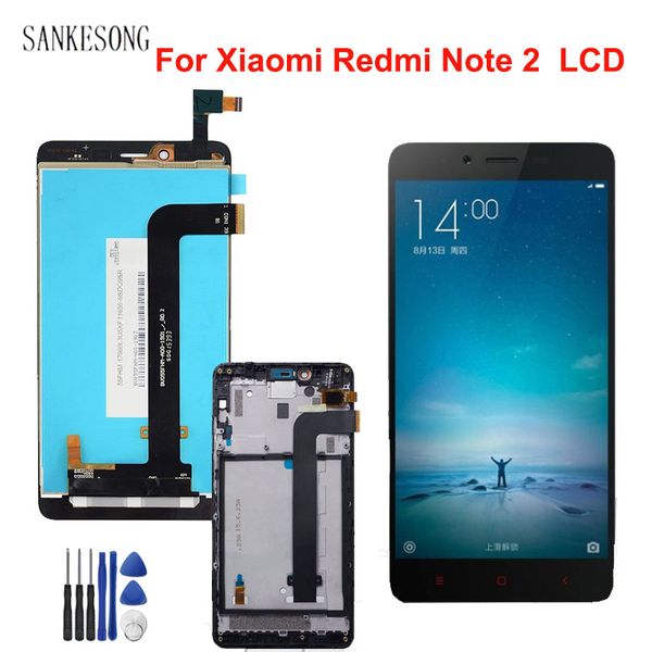 

5,5 «для xiaomi редми примечание 2 / note 2 lcd pro дисплей сенсорный экран digitizer ассамблеи с рамкой для xiaomi редми примечание 2