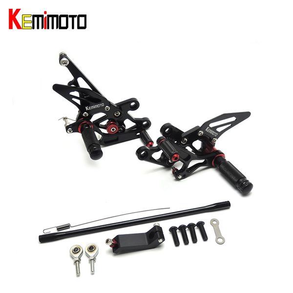 

new for yamaha fz1 fz8 adjustable rearset rear set foot rests foot pegs for yamaha fz1 2006-2014 & fz8 2010 2011 2012 2013