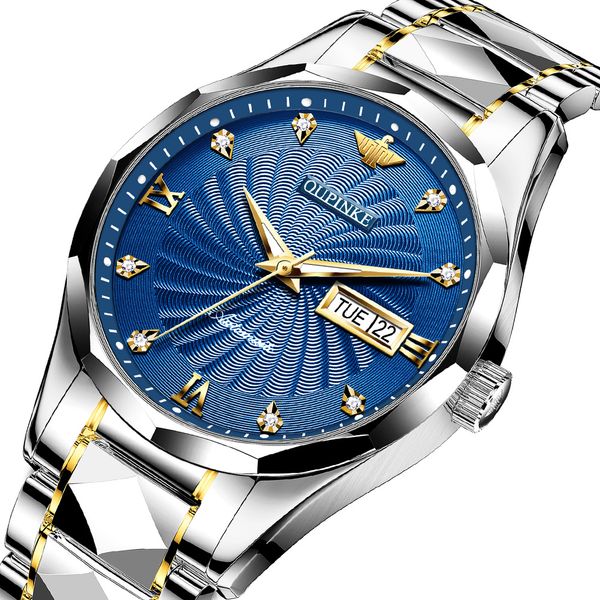 

классические механические автоматические горячие продажи мода наручные бизнес брендовые часы золото популярное платье повседневные мужские н, Slivery;brown