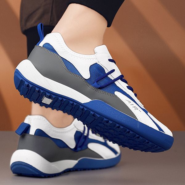 

summer men's sneaker street trend air mesh sport shoes men classic lace-up running shoes hard-wearing hard-wearing tennis