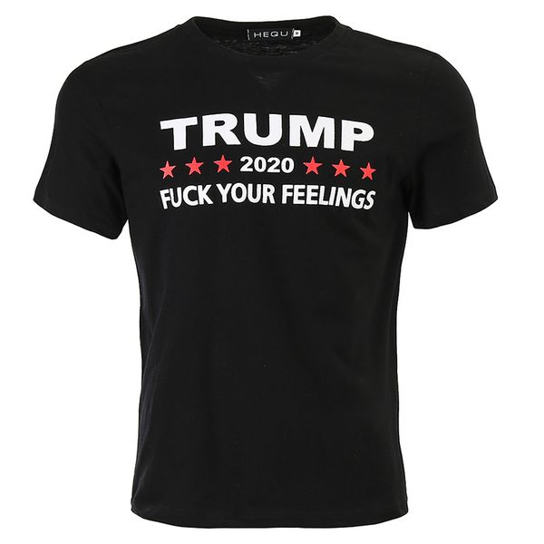 

mens gunshow tees mens donald trump 2020 fck your feelings funny maga t-shirt designer tshirts for men black tshirt, White;black