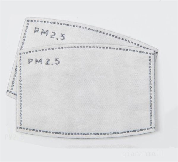 

5 рм2,5 фильтра слои 12,5 * 8см взрослого рот маска pad одноразовой анти рм2,5 бумаги заменяемой сек крышки