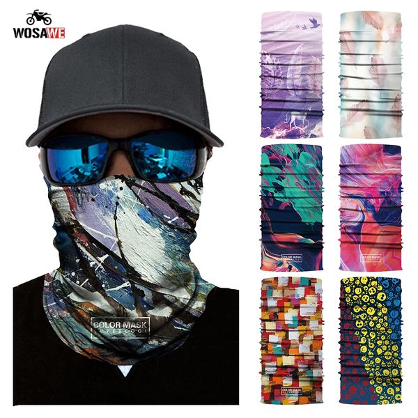 

motorcycle face mask cycling face shield mask halloween head scarf neck warmer skull ski balaclava headband outdoor sports 2019