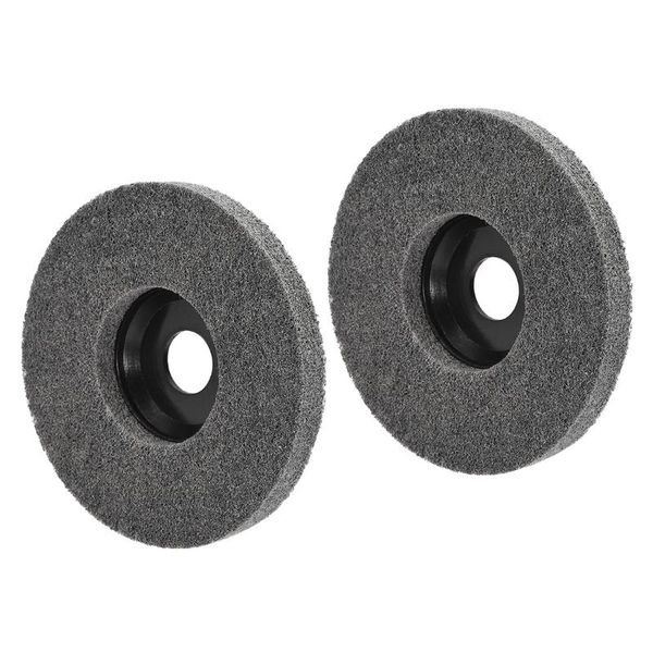 

uxcell polishing wheels buffing pad felt disc for 100 angle grinders white 2pcs 5 inch gray black