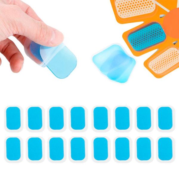 

16 pcs muscle abdominal exerciser toning belt machine sticker smart stimulator training gear hydrogel abdominal gel stickers