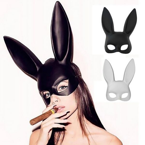 

ears mask long ears bondage mask halloween masquerade party cosplay costume props girl mark