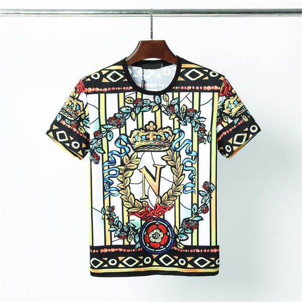 

2020 summer mens women shirt letter print round nec short sleeve t shirt black white fashion men's t-shirt m-xxxl