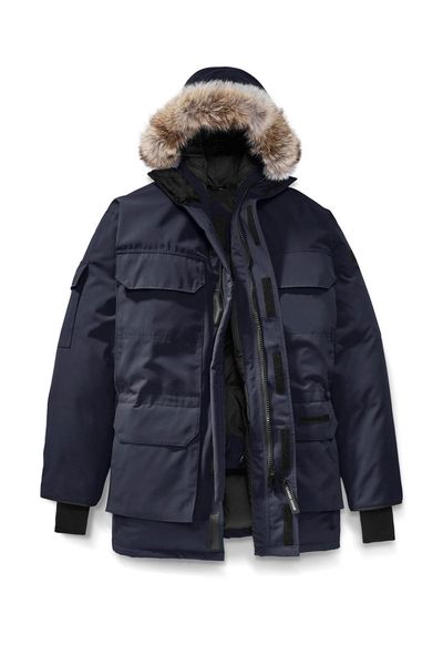 

winter down parkas hoody 2020 canada expedition wolf fur mens jackets zippers designer jacket warm coat outdoor parka windbreaker e08, Black