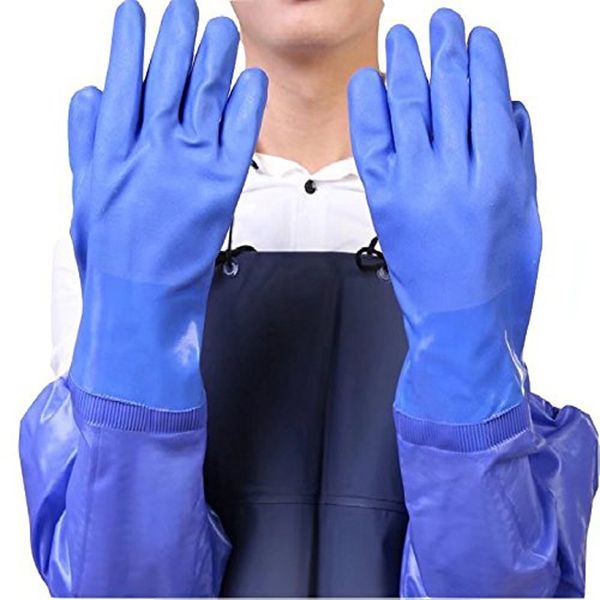 

латексные чистящие моющие перчатки водонепроницаемые антикоррозийные нескользящие многоразовые бытовые перчатки для чистки домашней кухни