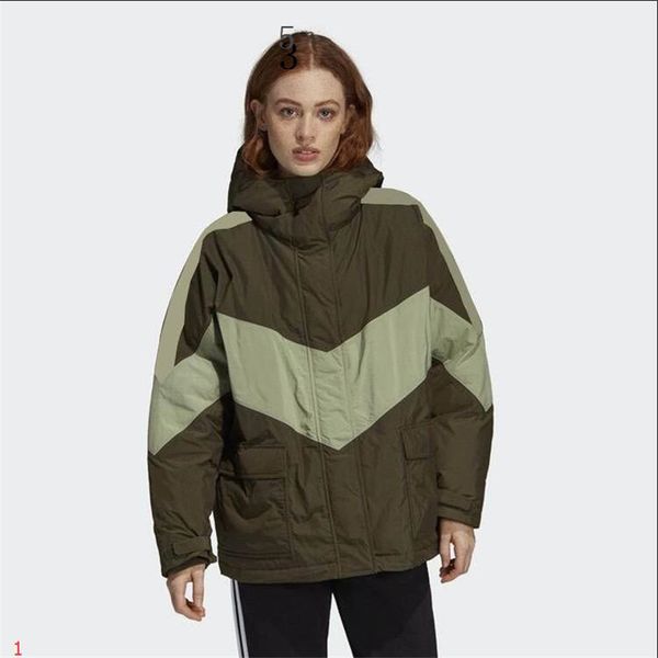 

luxury womens patchworkjacket coat womens brand parkas winter outdoor luxury jackets warming letter around hat cool design jacket %3yt%, Black;brown