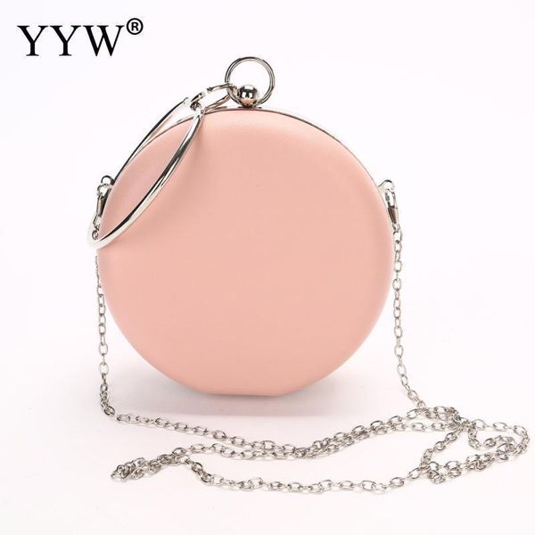 

известный дизайнер женщины вечерняя сумка розовая женская сумка роскошный клатч корейский маленький круглый кошелек моды цепные сумки посыль