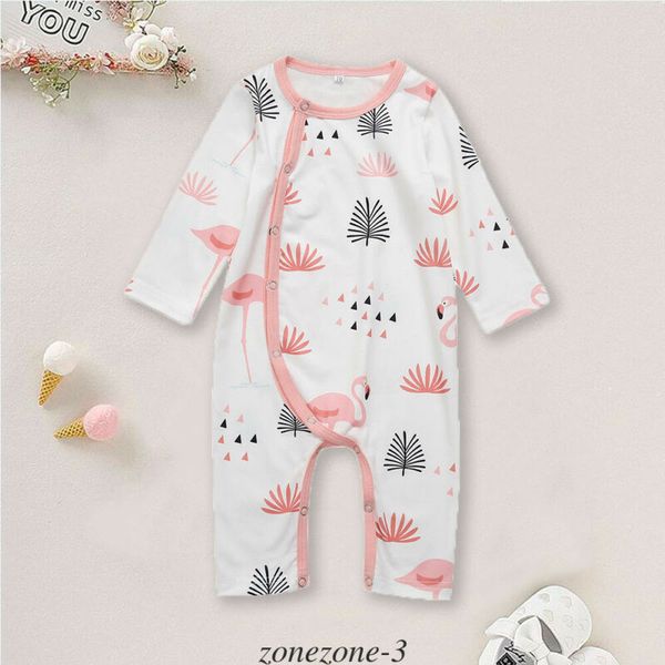 

2019 toddler infant baby kid cotton flamingo pajamas sleepwear night clothes, Blue