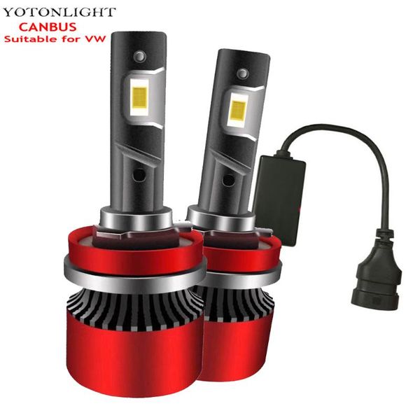 

yotonlight 2 х super mini h11 h4 h7 водить canbus лампы h1 светодиодные лампы фара автомобиль 9005 hb3 9006 hb4 9012 light 55w 16000lm 6000k