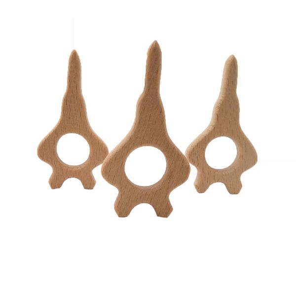 

деревянная пагода прорезыватель деревянные подвеска прорезыватели для зубов игрушки симпатичные животные форма пищевые материалы органически