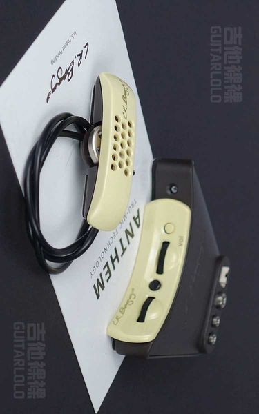 

lr.baggs.anthem, pressure sensitive microphone dual-tone folk acoustic guitar pickup