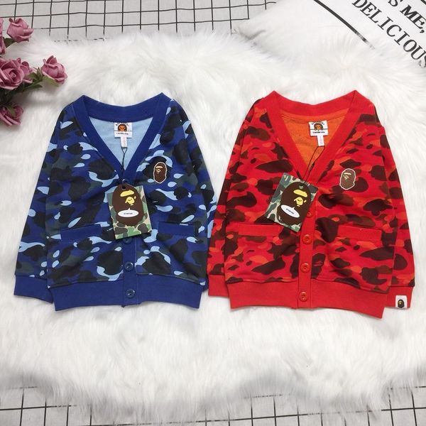 

2019 new autumn and winter children's sweater190814#20004, Blue;gray