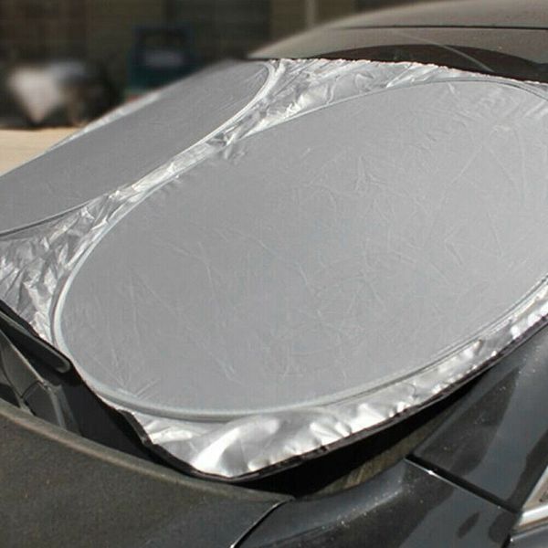 

car sun shade cover portable solar reflective silver window shield sunshade sun block protector cover auto exterior accessories