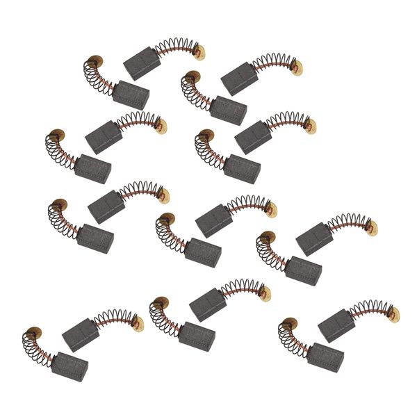 

20x electric drill motor carbon brushes 12x8x5mm black+gold
