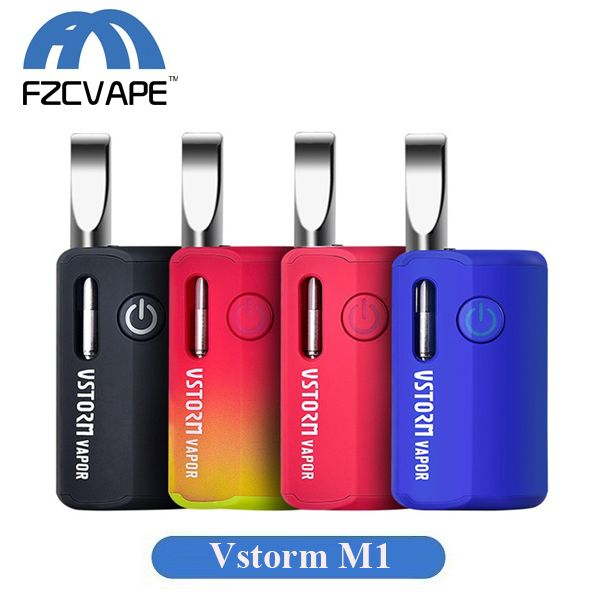 

Аутентичные Vapor Storm M1 Starter Kit 800 мАч Vstorm Vapor Большой Lipo Discreet VV Аккумулятор с 0,5 мл толстого масляного картриджа 100% оригинал