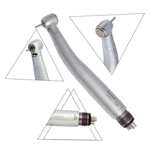 

Dental led high peed handpiece air turbine tandard head yu endent cx207 f p m4 4hole