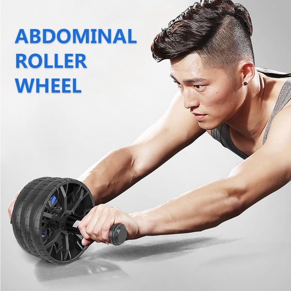 

3 wheel abdominal roller wheel muscle training roller home gym fitness workout equipment abdominal with knee pad
